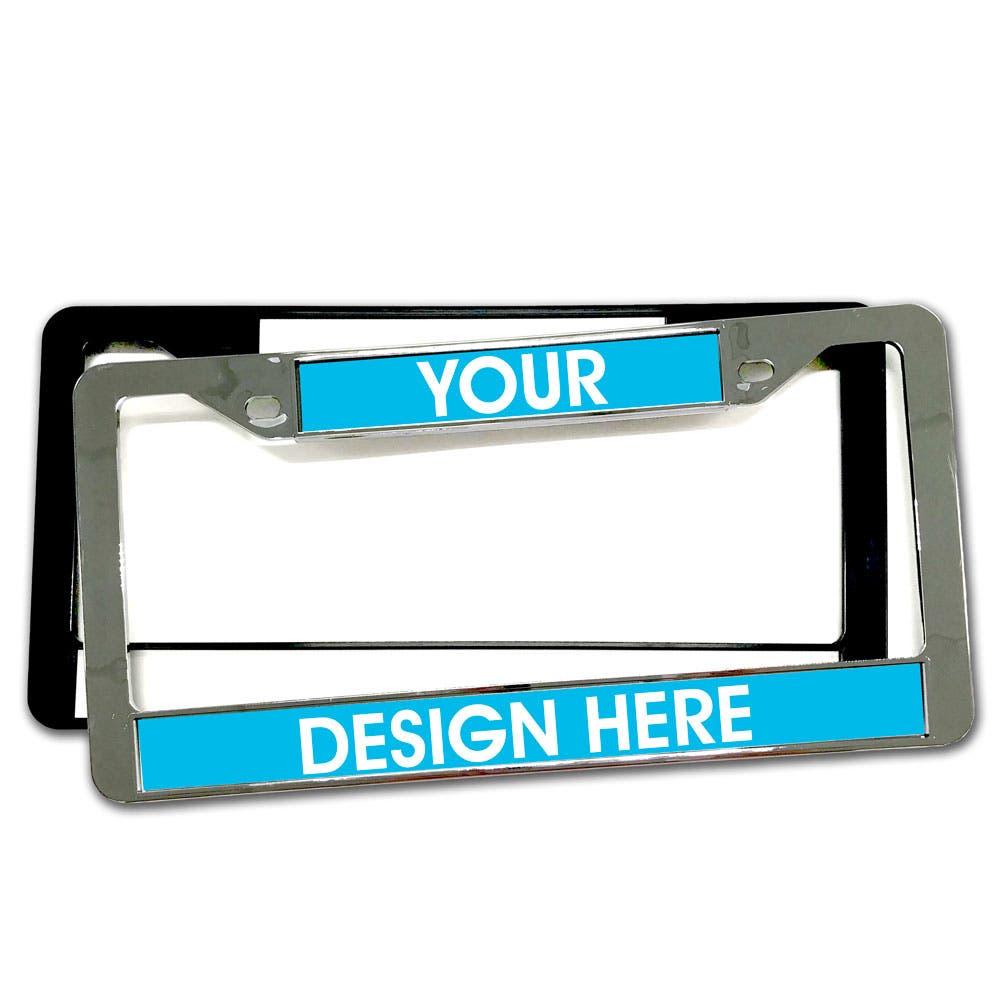 custom-license-plate-frames-design-buy-chrome-or-plastic