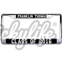 License Plate Frame Design for the Graduate