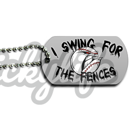 Baseball Dog ID Tag for the MLB Fan. Lightweight & Durable.