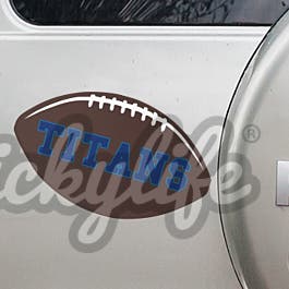 Pigskin Car Magnet - Custom car magnets for football players