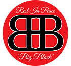 Rest In Peace Big Black Circle Decal