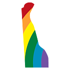 Delaware LGBT Rainbow Decal