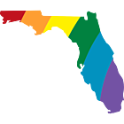 Florida LGBT Rainbow Decal