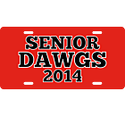 Senior Dawgs License Plate