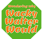 Wacky Walter Car Magnet