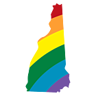 New Hampshire LGBT Rainbow Decal