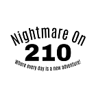 Nightmare on 210 Oval Car Magnet