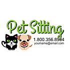 Petsitter Custom Rectangle Car Magnet