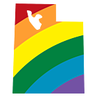 Utah LGBT Rainbow Decal