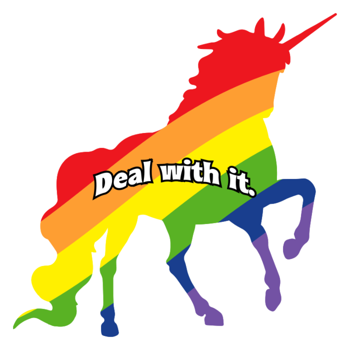 unicorn gay pride symbol