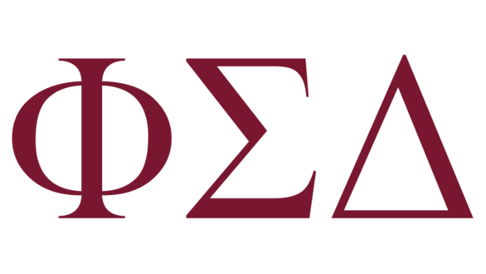 Phi Sigma Delta Vinyl Lettering - Cut to Shape Decal Letters and Numbers