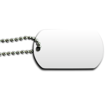 Warriors Dog Tag Back 