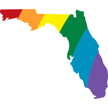 Florida LGBT Rainbow Decal