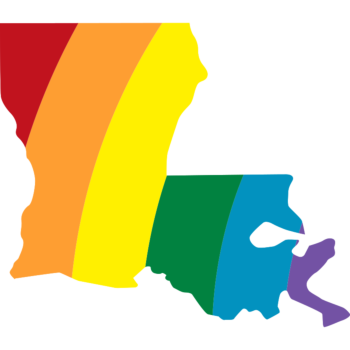 Louisiana LGBT Rainbow Decal