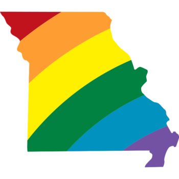 Missouri LGBT Rainbow Decal