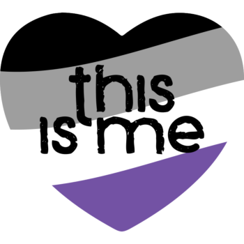 National Coming Out Day Asexual Heart Magnet