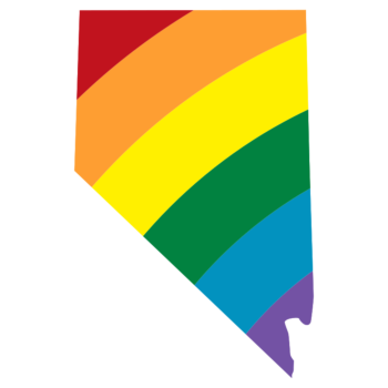 Nevada LGBT Rainbow Decal