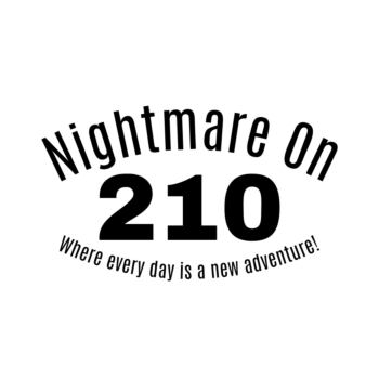 Nightmare on 210 Oval Car Magnet