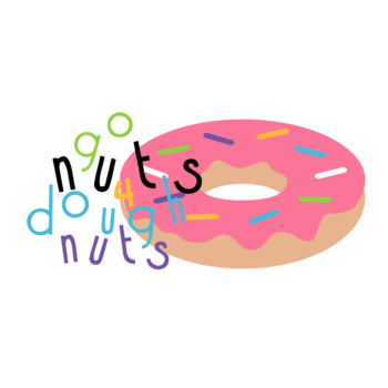 Go Nuts for Dough Nuts Doughnut Day Oval Decal