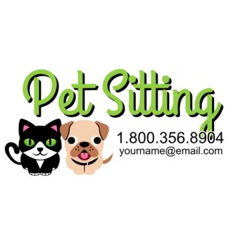 Petsitter Custom Rectangle Car Magnet