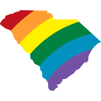 South Carolina LGBT Rainbow Decal