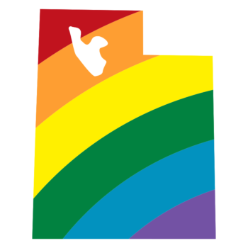 Utah LGBT Rainbow Decal